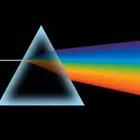 Triángulo con la corriente de arco iris